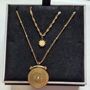 ⚡️Sale Gold Layered Necklace Set